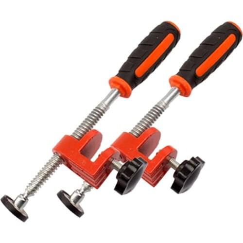 2Pcs Woodworking Edge Clamp F Clamp Quick Clamp Function Expansion Auxiliary Tool Fixing Clamp