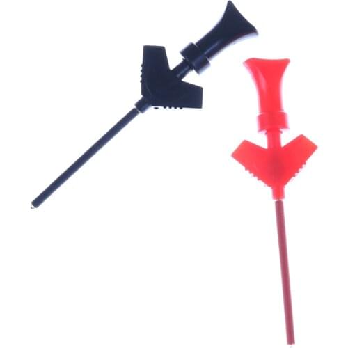 2pcs/lot Mini Analyzer Testing Probe Grabber SMD IC Test Hook Clip Jumper Probe Logic Analyzer Testing Accessories
