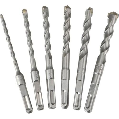200mm, 350mm 16/18/20/22/25/28/30mm Plus Drill Bit for Rotary Hammers Round / Square Shank Drill Bits for Cement Wall Concrete