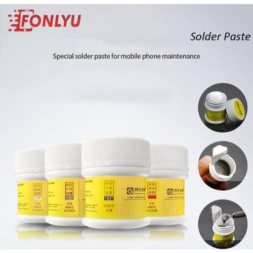 Amaoe Grey Low / Middle / High Solder Flux Paste New Soldering Flux Paste Mobile Phone Motherboard Tin Tools for PCB/BGA SMD