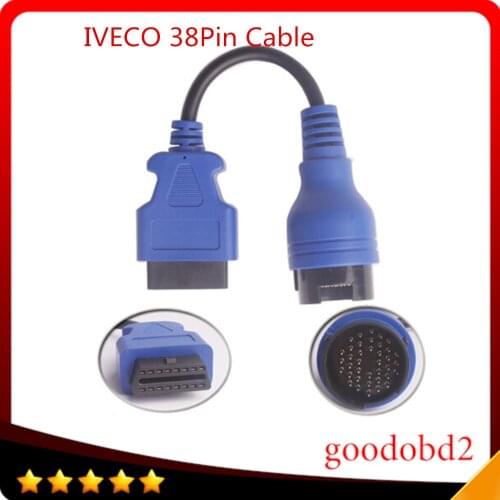 For Benz IVECO 38Pin Cable OBD2 Diagnostic tool Adapter Connector Car Diagnostic Trucks Interface Scanner Cable