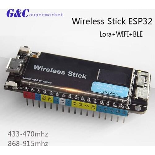 ESP32 Wireless Stick LoRa SX1276 OLED Module Wifi Bluetooth Development Board
