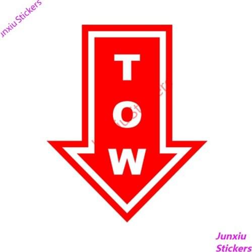 JDM Car Sticker Tow Hook Arrow Decal Race Drift Autocross Stance Cars Multiple Waterproof Scratch-Proof Accessories KK14*11cm