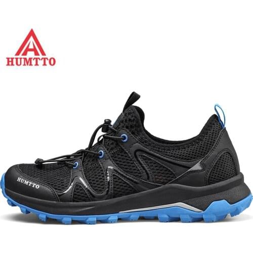 HUMTTO Super Breathable Summer Outdoor Trekking Hiking Shoes Sneakers Mans FootwearFor Men Sports Climbing Mountain Shoes Man