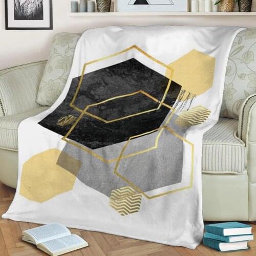 Mati Tou 3D Printed Velvet Plush Throw Fleece Blanket Bedspread Sherpa Blanket Home Decora