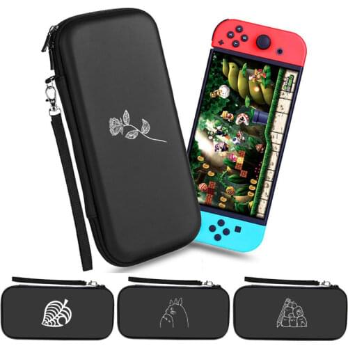 Cartoon Hand Drawing Storage Bag For Nintendo Switch NS Game Console Protective Case Box Travel Carrying Shell Cover Accessories