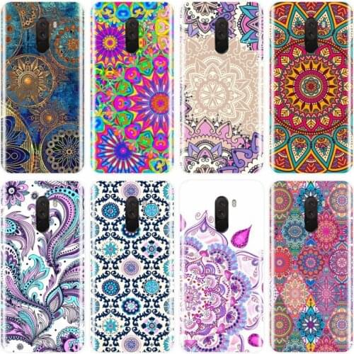 Floral mandala Mandara Soft Silicone TPU Phone Case For redmi NOTE 4 5 6 7 NOTE 4X 5A 5 6 For redmi 4 4A 4X 5A 5 PLUS 6pro