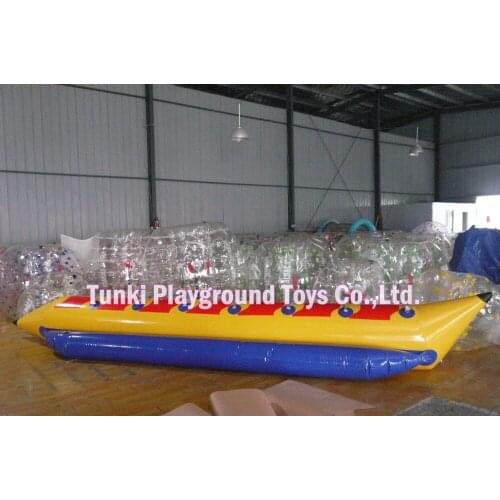 6 seats inflatable water banana boat