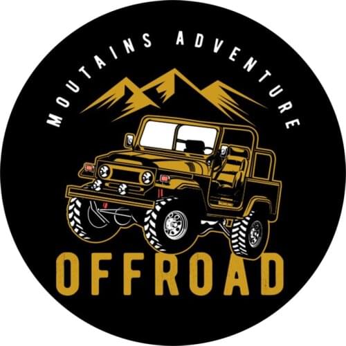 OFFROAD Crossing Snow Mountain Self-driving Hardcore Off-road Vehicle Car Sticker Windshield Bumper Motorcycle Helmet Decal