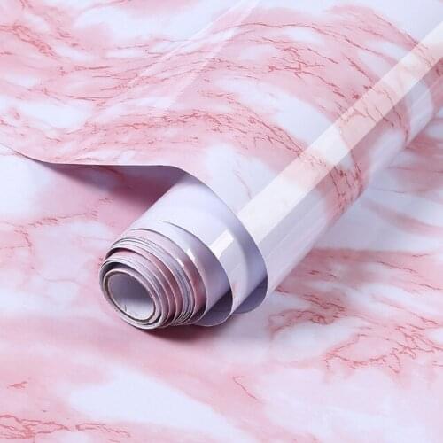 Tile Sticker Self Adhesive Marble Vinyl Film Wall Stickers Kitchen Furniture Wrapping Films наклейки на стену