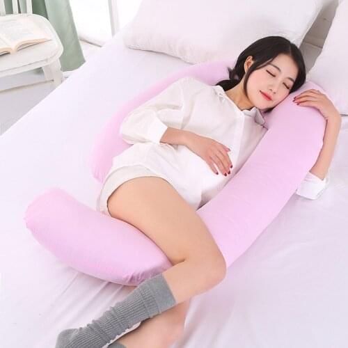 New Brand Pregnant Women Abdomen Support Sleep Pillow U Shape Pregnancy Waist Body Pillows Maternity Pillow Cushion