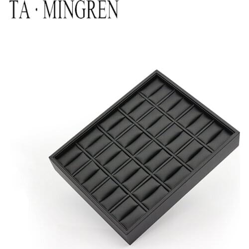 New Product Stackable Jewelry Display Tray For Ring Pu Jewellery Display Tray