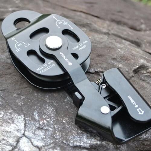 Heavy Items Lifter Items Lifting Tool Aluminum Alloy Pulley Ascenders Rescue Heavy Objects Lifting Tool