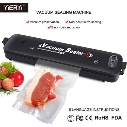 Portable Food Vacuum Sealer Household Automatic Vacuum Packaging Machine Molding Machine kitchen Crisper Including 15Pcs Bags