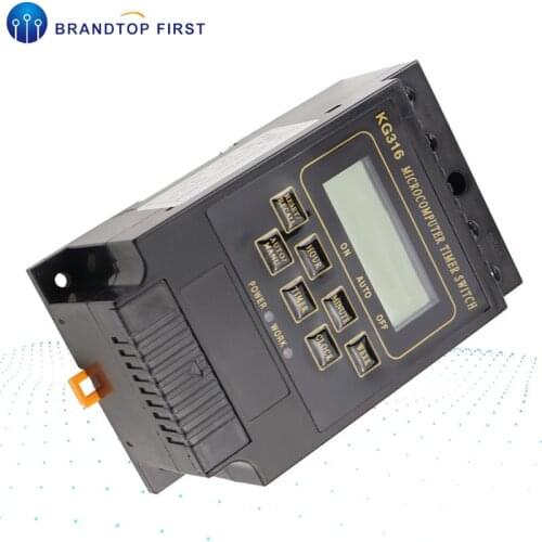 KG316T 10A Intelligent Microcomputer Programmable Electronic Timer Time Switch Relay Controller