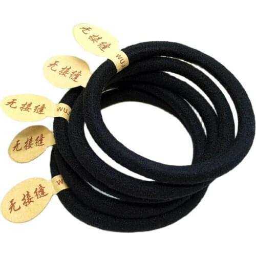 1 Piece Lovely Simple Elastic Bands For Baby Girls Black Rubber Band Creativity Scrunchy Gifts Kids Hair Accessories New 2021