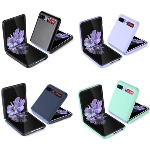 Luxury Tpu Case for Samsung Galaxy Z Flip Case Fashion Candy Color Shockproof Case Cover Shell for Galaxy Galaxy Z Flip Case