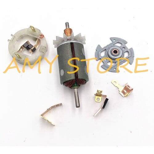RS540 545 550 555 Motor Rotor Carbon Brush Holder End Cap Cover Replace for 12VDC Cordless Screw Driver Drill