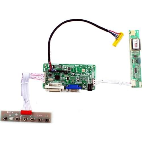 RT2281 LCD controller board support DVI VGA for 15.4 inch lcd pane LTN154X3-L01 1280X800 diy easy repair lcd driver