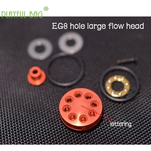 PB Playful bag Outdoor sports fun toy EG8 hole super large flow No. 2 head upgrade material water bullet gun accessories QD54