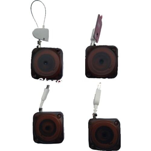 10pcs/lot anti-theft device steel cable anti-theft alarm Micro / USB / sticker /Lasso interface