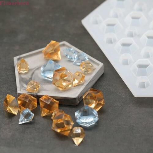 27-hole Mirror Crystal Diamond Epoxy Mold Chocolate Mold DIYl Silicone Mold Ice Mold Candy Molds Fondant Tools Cake Decorating
