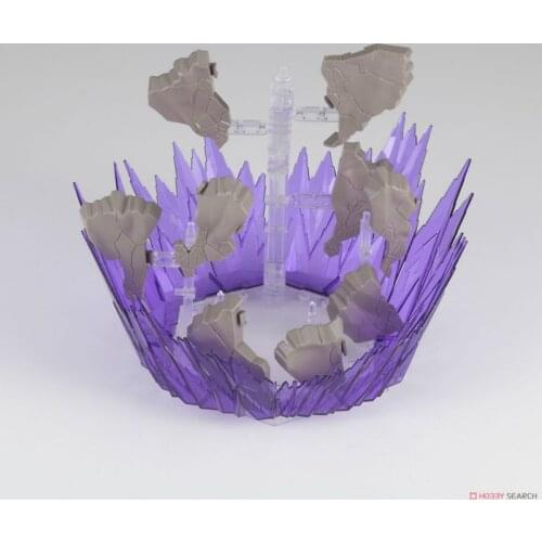 Bandai FIGURE-RISE Ground Aura Effect for SHF Saint Seiya 6 inch model Purple color NB011