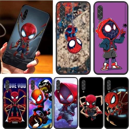 Marvel Cute Spiderman For Samsung A10 10E 10S 20 20S 20E 30 30S 40 40S 50 50S 60 70 70S 71 80 81 91 90 A2 phone Case