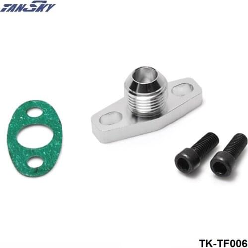 Turbo Oil Drain Return Flange 10 AN Garrett GT28 GT30 GT35 38mm M8 Hole TK-TF006