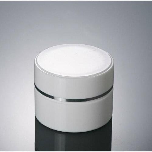 Capacity 30g 200pcs/lot white high quality plastic Cosmetic Jars for cosmetic packaging wholesale