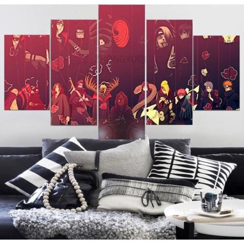 Akatsuki HD Painting Canvas Artwork Animation Wallpaper Itachi/Pain Wall Stickers Anime Poster for Wall Decor Home Decoration