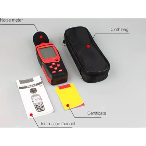 TA8151 Digital Sound Level Meters 30~130dB Decibel Meter Logger Noise Detector Digital Noise Audio Diagnostic Tool