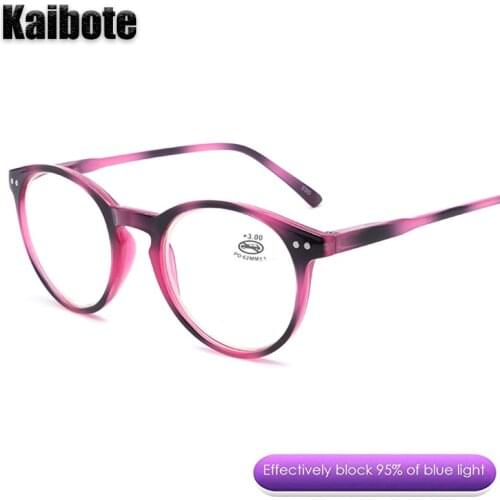 Kaibote 205141 Fashion Eyewear Blue Light Blocking Womens Reading Glasses for Computer High Quality Presbyopic Eyeglasse Unisex