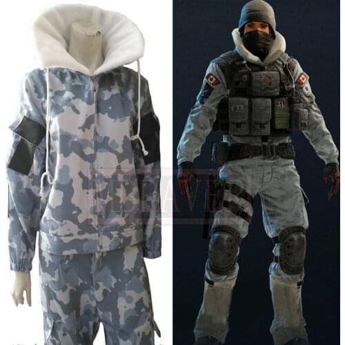 Rainbow Six Frost Tina Lin Tsang Cosplay Costume Uniforms Tailor made Any Size
