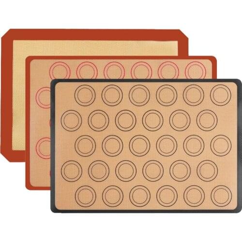 2PCS FOOD GRADE Non-Stick Silicone Baking Mat Multifunction Cake Pad Non-Stick Oven liner Swiss Roll Pad Bakeware Baking Tools