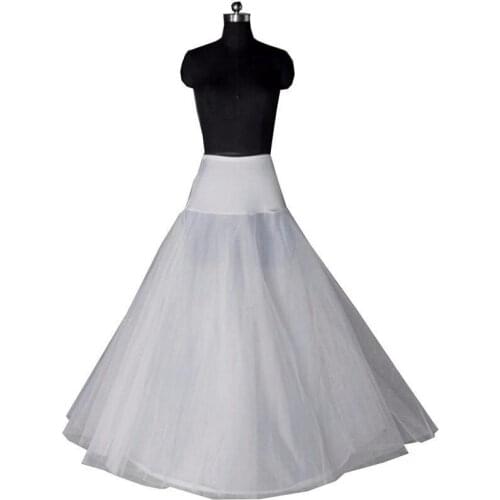 A line Hot Sale Ball Gown Bone Full Crinoline Petticoats For Wedding Dress Wedding Skirt Underskirt