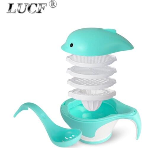 LUCF multi-function food Grinder Grater for baby LFGB PP useful Mini food Mills Household Burnishing equipment For kids children