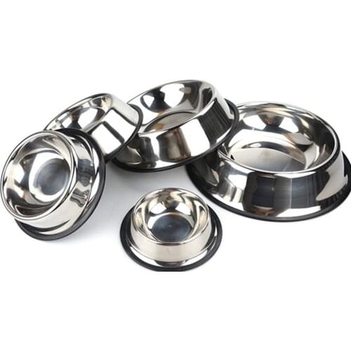 Dog Bowl Foldable Eco stainless steel Pet Cat Dog Food Water Feeder Travel Portable Feeding Bowls Puppy Doggy Food Container