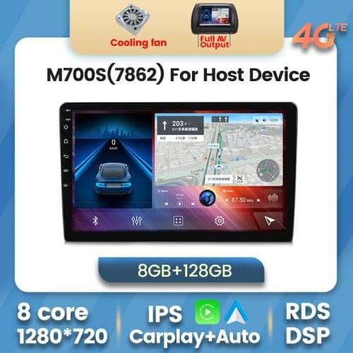 M600S DSP RDS 6G RAM 128ROM Car Radio Multimedia For 9 inch universal multimedia Auto Carplay Stereo Head Unit NO DVD 2DIN