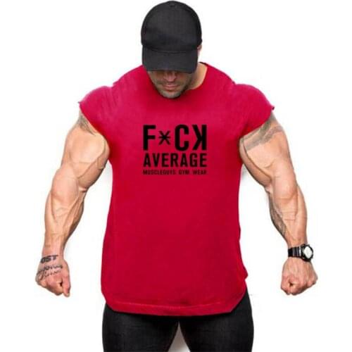 Mens Cotton Bodybuilding Tank Top Vest 2021 New Male Gyms Fitness Workout Sleeveless shirt Man Jogger slim fit Tee Clothing