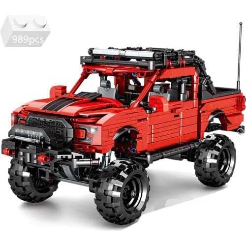 2021 NEW High-tech Off-Road SUV Racing Car Building Blocks Kit Bricks Classic Model Sports Vehicle Kids Toys For Children Gifts