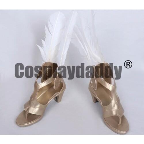 OW Summer Games 2017 Winged Victory Mercy Angela Ziegler Game Cosplay Shoes S008