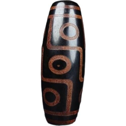 Tibet Jiuyan Tianzhu No.2 necklace natural agate retro pendant Buddha beads accessories