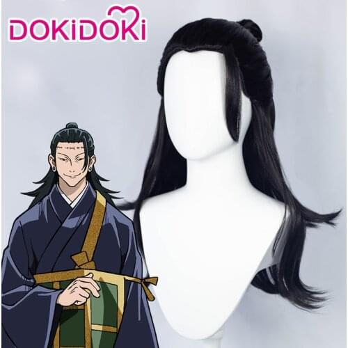 Dokidoki Anime Cosplay Jujutsu Kaisen Cosplay Getou Suguru Wig Jujutsu Kaisen Geto Suguru Costume Men Wig