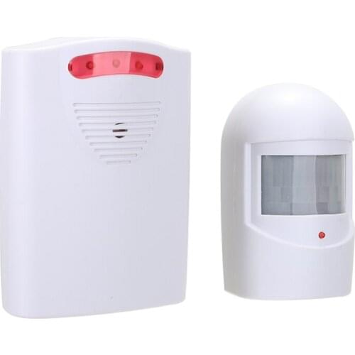 ABS Wireless PIR Motion Sensor Driveway Garage Alert Security Alarm System For Home Offices Garages Sheds Sensor Alarm