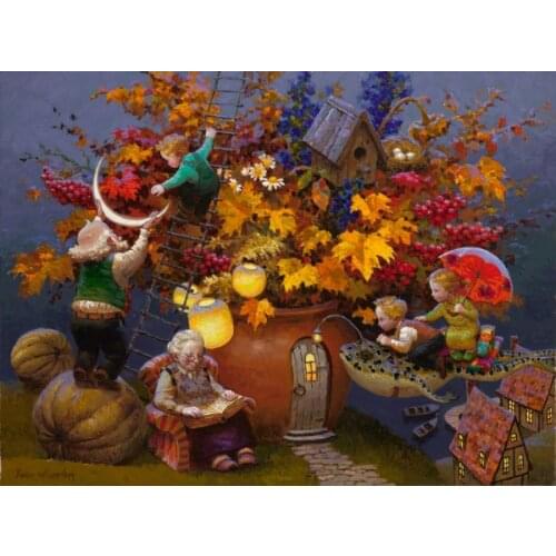 Modern Art Victor Nizovtsev Canvas Prints oil painting Kids Room Christmas Decorations Wall Picture best Christmas gift vk33