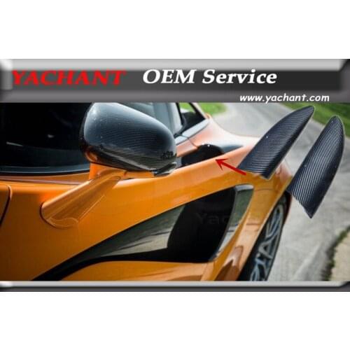 Car-Styling Carbon Fiber Side Quarter Window Panel Fit For 2016-2017 570S OEM Style Side Quarter Window Panel