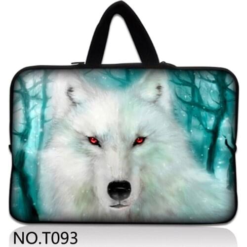 White Wolf Laptop Bag 13.3 15.6 14 17 15 Notebook Bag Sleeve For Macbook Air Pro 13 15 Computer Handbag Case Cover