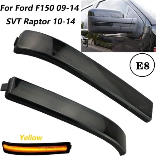 LED Side Fender Dynamic Turn Signal Light Marker Lamp For Ford F-150 F150 2004-2014 Raptor Expedition For Lincoln Mark LT