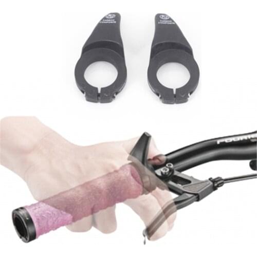 Fouriers Bike Parts Carbon fiber + nylon Cycling Grips MTB Mountain Bike Bar Ends Bicycle Barend Barends Handlebar Grips Cycle